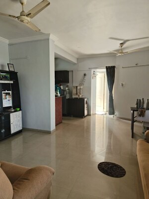 Living Room in 2.5 BHK Apartment at Adi Horizons, Wakad – for Rent