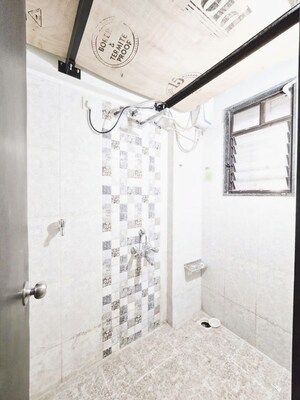 Bathroom in 1 BHK Builder Floor at Satyam Serenity, Wadgaon Sheri – for Rent