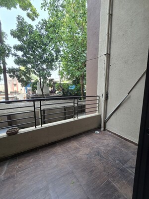 Balcony in 1 BHK Builder Floor at Satyam Serenity, Wadgaon Sheri – for Rent