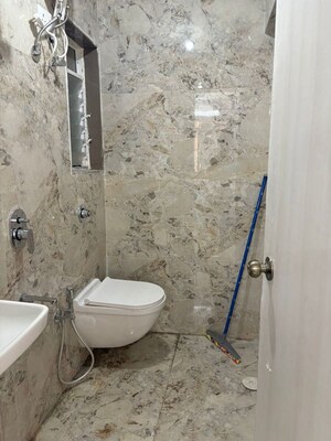 Bathroom in 1 BHK Apartment at Shraddha Panache, Tagore Nagar – for Rent