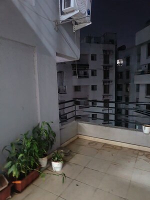 Balcony in 2.5 BHK Apartment at Adi Horizons, Wakad – for Rent