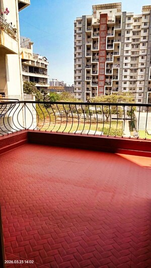 Balcony in 4 BHK Apartment at Gera GreensVille SkyVillas, Kharadi – for Rent