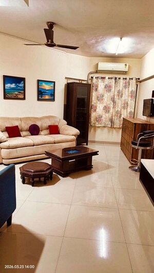 Living Room in 4 BHK Apartment at Gera GreensVille SkyVillas, Kharadi – for Rent