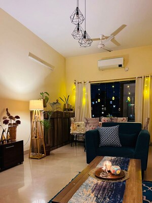 Living Room in 3 BHK Apartment at Ruchi Active Greens, Tangra – for Rent