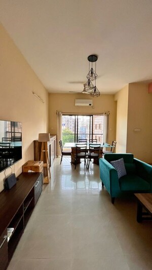 Living Room in 3 BHK Apartment at Ruchi Active Greens, Tangra – for Rent