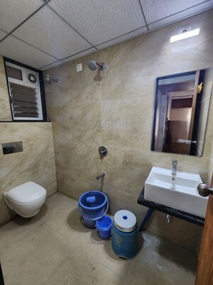 Bathroom in 3 BHK Apartment at Kharadi – for Rent
