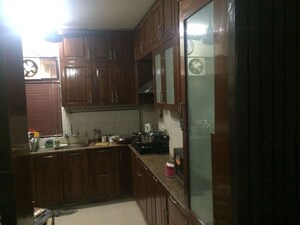 Kitchen in 3 BHK Apartment at Purvanchal Royal City, Chi V Greater Noida – for Rent