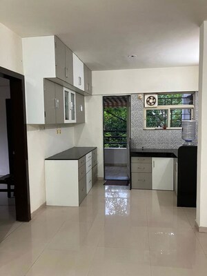 Kitchen in 2 BHK Apartment at Associated Sai Smruti, Dahanukar Colony – for Rent