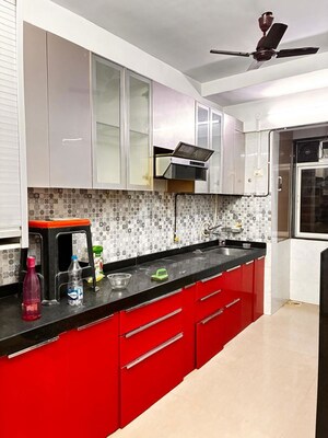 Kitchen in 1 BHK Apartment at Liberty Garden, Malad West – for Rent