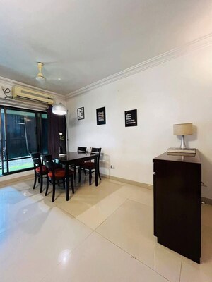 Living Room in 2 BHK Apartment at Versova – for Rent