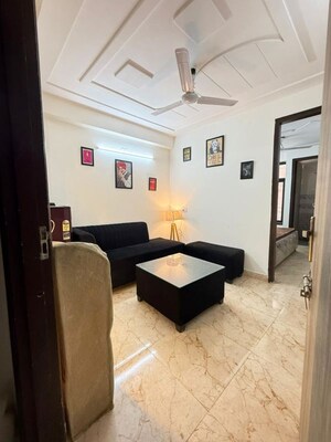 Living Room in 1 BHK Apartment at Freedom Fighters Enclave – for Rent