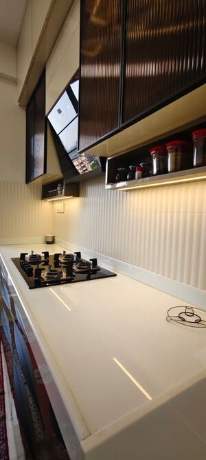 Kitchen in 2 BHK Apartment at Acme Ozone, Manpada – for Rent