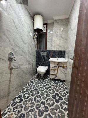 Bathroom in 2 BHK Builder Floor at Chattarpur – for Rent