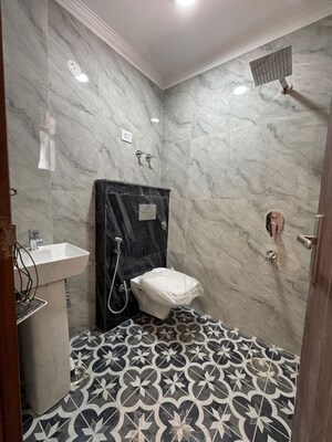 Bathroom in 2 BHK Builder Floor at Chattarpur – for Rent