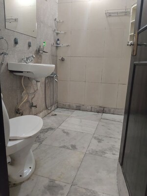 Bathroom in 3 BHK Builder Floor at Neb Sarai – for Rent