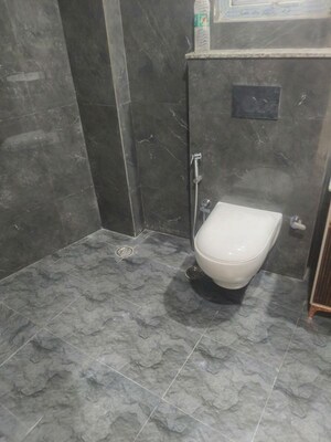 Bathroom in 3 BHK Builder Floor at Chittaranjan Park – for Rent