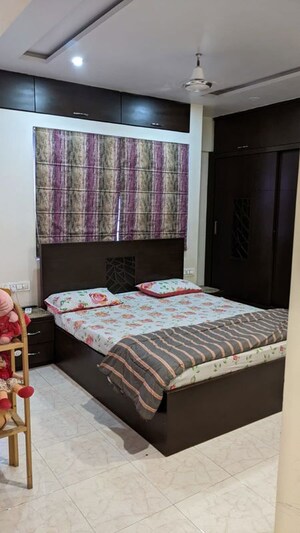 Bedroom in 3 BHK Apartment at Vastushodh Cavansite, Warje – for Rent