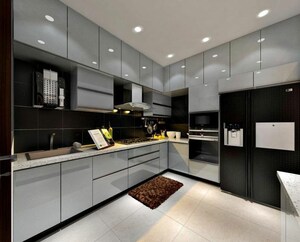 Kitchen in 4 BHK Apartment at Godrej Meridien, Sector 106 – for Sale