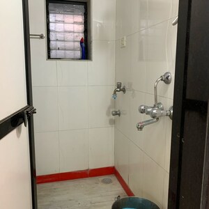 Bathroom in 1.5 BHK Apartment at Torna CHS Borivali, Dalvi Nagar – for Rent
