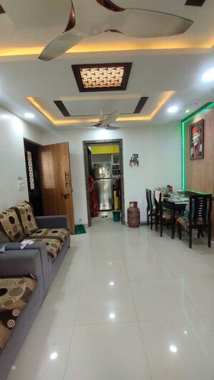 Living Room in 1.5 BHK Apartment at Lodha Casa Rio, Dombivli East – for Rent