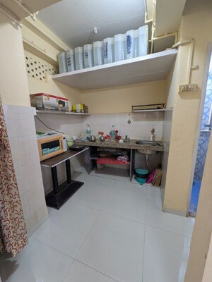 Kitchen in 1 RK Apartment at Chatrapati Shivaji Raje Complex, Kandivali West – for Rent