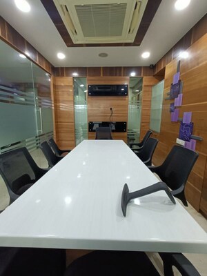 Team Area in  Office Space at Venus Atlantis, Prahlad Nagar – for Rent