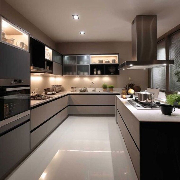 Kitchen, godrej-meridien 3 Bedroom 2002 Sq.Ft. Apartment In Sector 106 Gurgaon 10261943