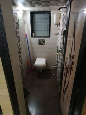 Bathroom in 1 BHK Apartment at Rizvi Nagar CHS, Santacruz West – for Sale