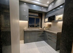 Kitchen in 2 BHK Apartment at Runwal Eirene, Balkum Pada – for Rent