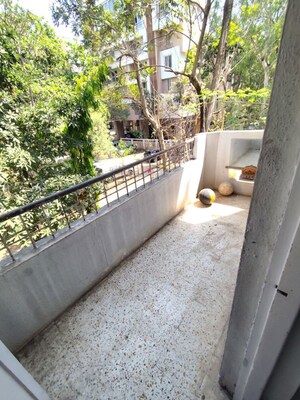 Balcony in 2 BHK Apartment at Gulmohar Villa, Aundh – for Rent