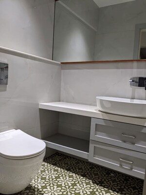 Attached Bathroom in 3 BHK Apartment at Subhangan Apartment, Santacruz West – for Sale