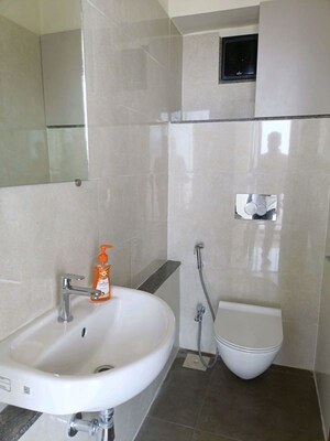 Bathroom in 2 BHK Apartment at Dynamix Divum, Malad East – for Rent