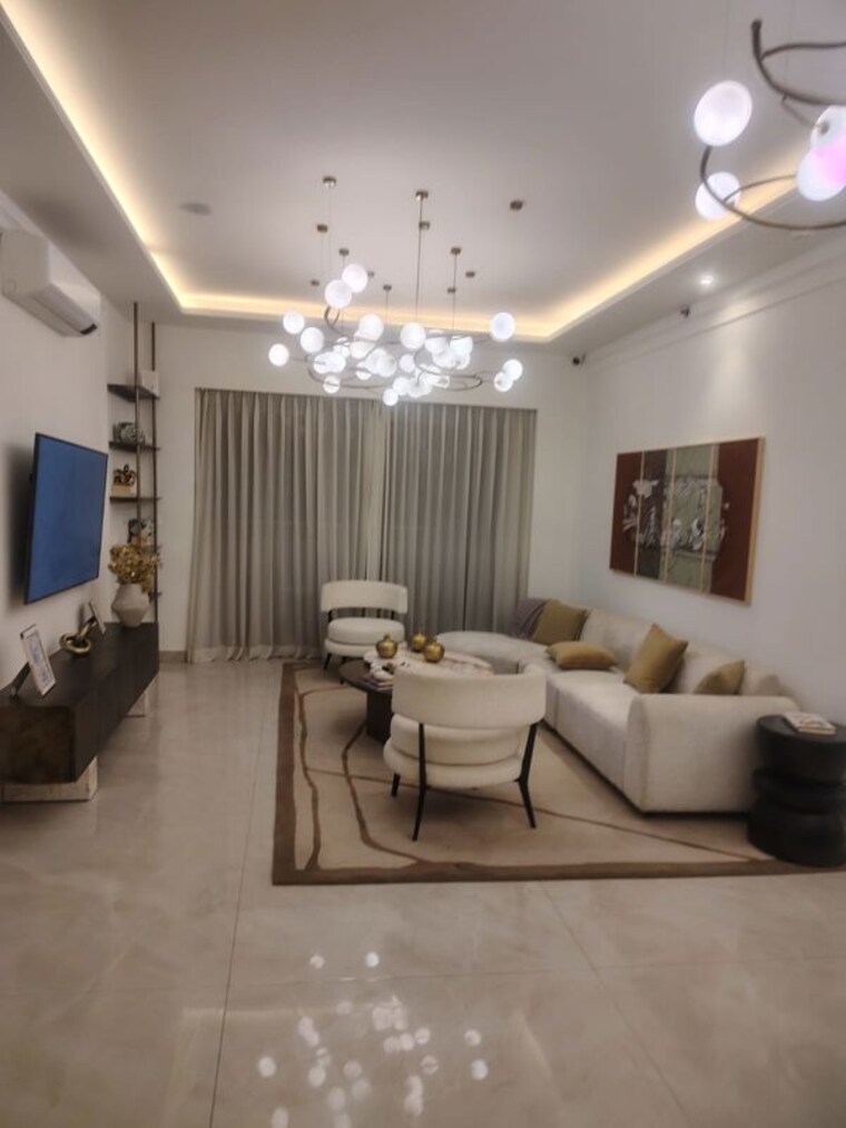 Living Room, the-prestige-city 3 Bedroom 2772 Sq.Ft. Apartment In Indrapuram Ghaziabad 10262265