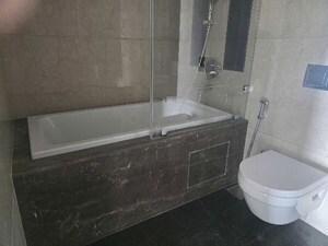 Bathroom in 3 BHK Apartment at Lokhandwala Minerva Mahalaxmi, Mahalaxmi – for Rent