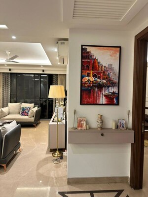 Living Room in 4 BHK Builder Floor at Greater Kailash ii – for Rent