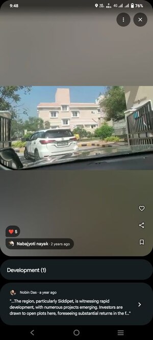  Plot – Exterior View View at Medchal - for Sale