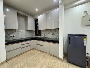 Kitchen in 3 BHK Apartment at Chattarpur – for Rent