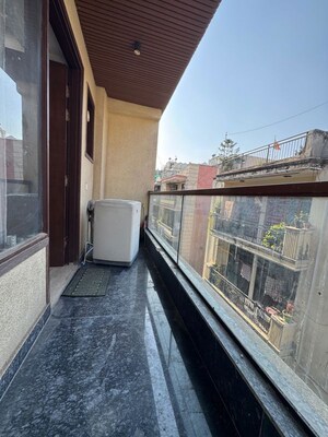Balcony in 3 BHK Apartment at Chattarpur – for Rent