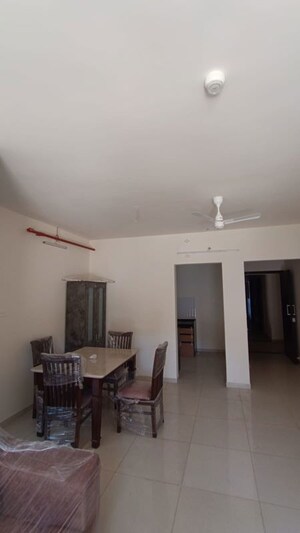 Living Room in 3 BHK Apartment at Shapoorji Pallonji Vanaha Golfland, Bavdhan – for Rent