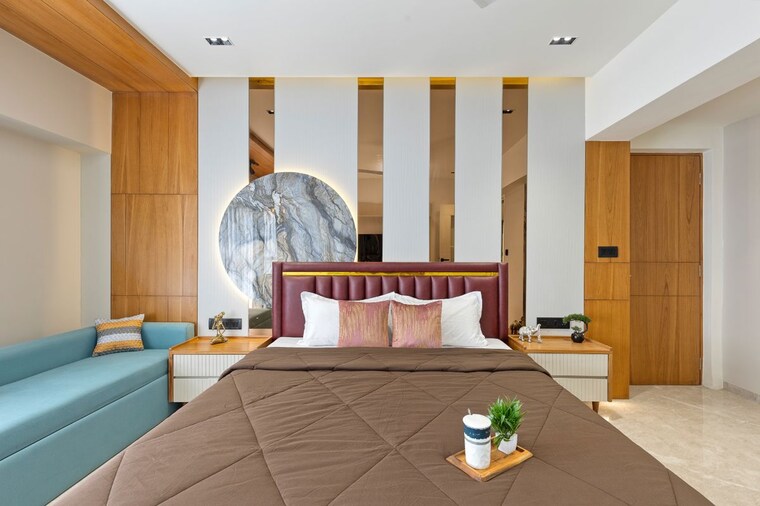 Bedroom, godrej-garden-city 4 Bedroom 4100 Sq.Ft. Penthouse In Jagatpur Ahmedabad 10227605