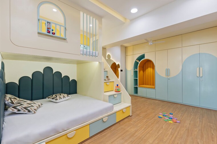 Bedroom, godrej-garden-city 4 Bedroom 4100 Sq.Ft. Penthouse In Jagatpur Ahmedabad 10227605