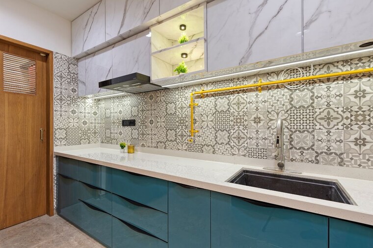 Kitchen, godrej-garden-city 4 Bedroom 4100 Sq.Ft. Penthouse In Jagatpur Ahmedabad 10227605