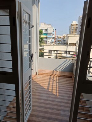 Balcony in 2 BHK Apartment at Gayatree LandMark Phase 2, Thergaon – for Rent