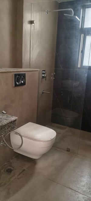 Bathroom in 3 BHK Apartment at Shalimar One World Belvedere Court 3, Gomti Nagar – for Rent