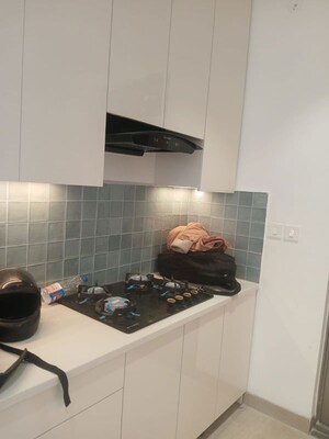 Kitchen in 3 BHK Apartment at Shalimar One World Belvedere Court 3, Gomti Nagar – for Rent