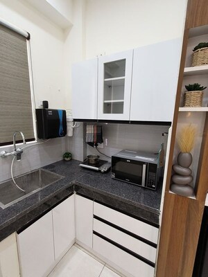 Kitchen in 1 RK Apartment at SBP City Of Dreams Zirakpur, High Ground – for Rent