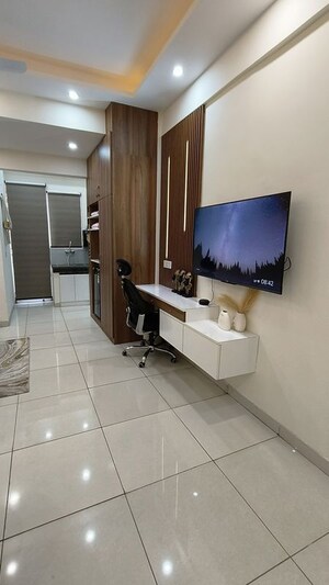 Living Room in 1 RK Apartment at SBP City Of Dreams Zirakpur, High Ground – for Rent