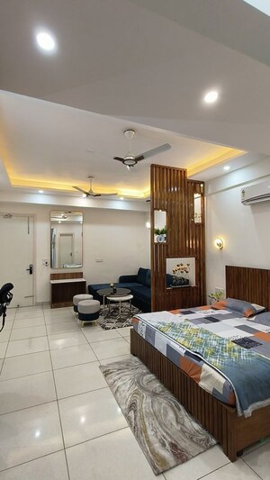 Bedroom in 1 RK Apartment at SBP City Of Dreams Zirakpur, High Ground – for Rent