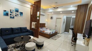 Living Room in 1 RK Apartment at SBP City Of Dreams Zirakpur, High Ground – for Rent