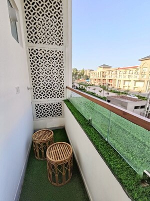 Balcony in 1 RK Apartment at SBP City Of Dreams Zirakpur, High Ground – for Rent